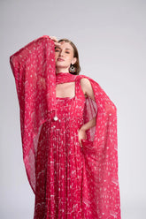 Party Tribe Embroidered Anarkali Set